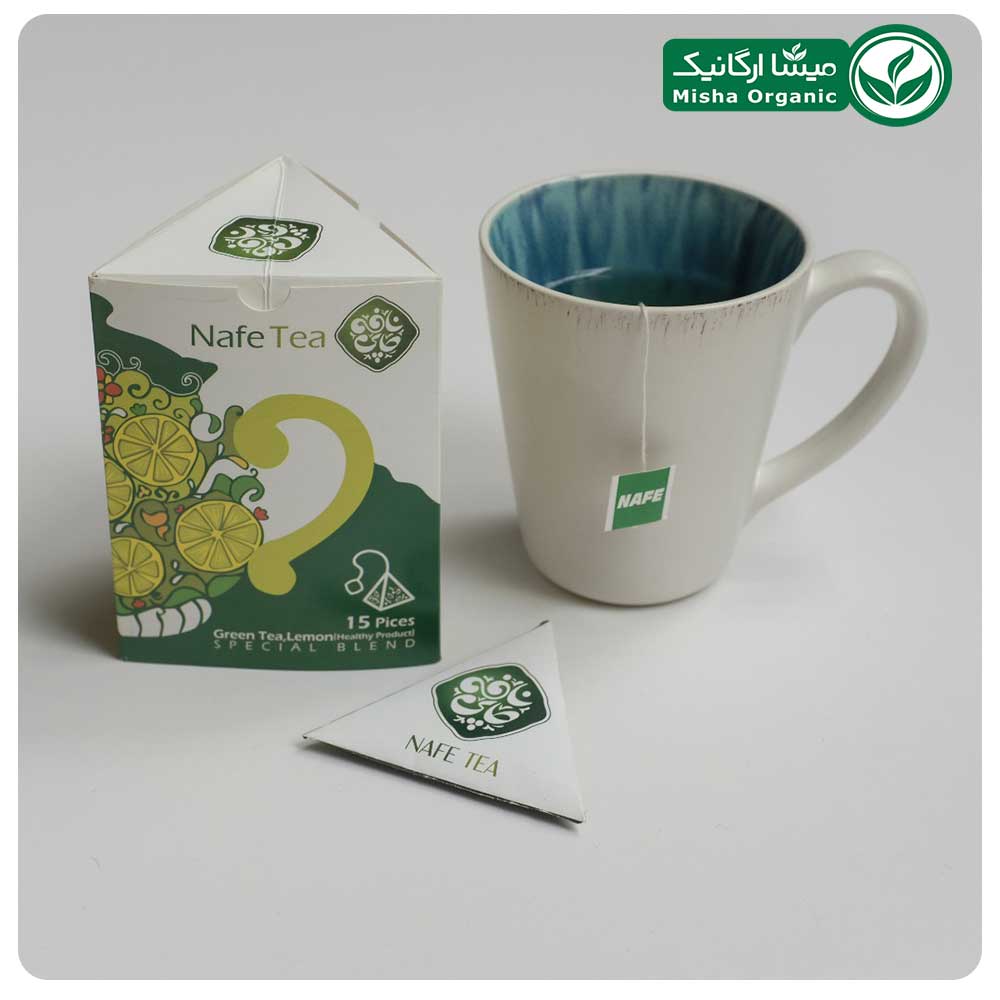 چای سبز و لیموترش ارگانیک